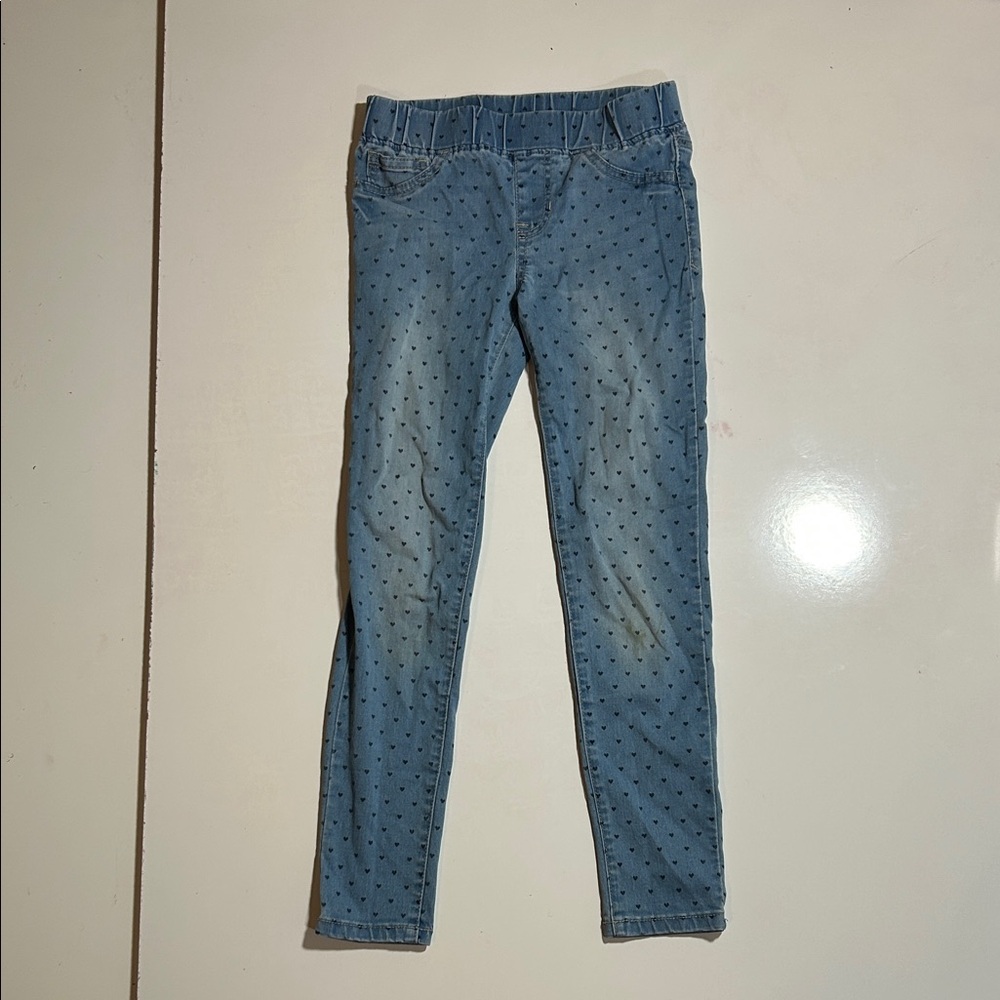 Blue Polka Dot Women's Jeans